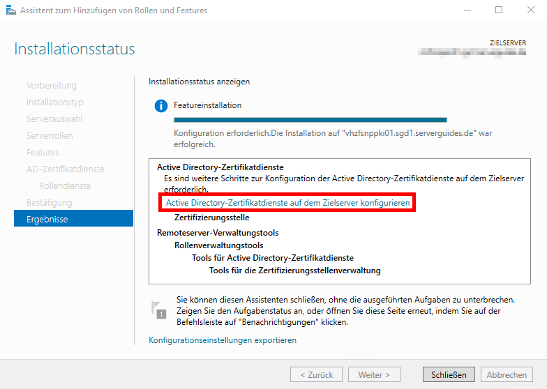 PKI01 Ergebnisse